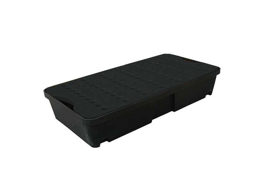 Leak tray with grate - 30l - 805x405x155mm 