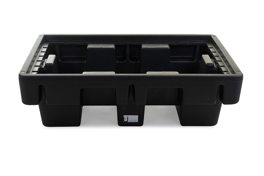 Bac de rétention sans grille - 2 fûts - 230l - 1310x910x380mm - pas pour DE/AT 