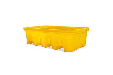 Leak tray for under racking - 1100l - 2165x1300x575mm