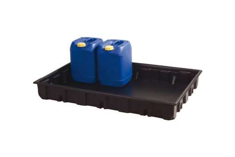Bac de rétention  1230x830mm - 140 l - pe - sans platforme