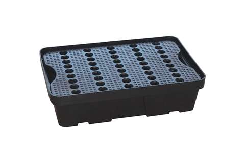 Bac de rétention  avec caillebotis - 20l - 600x400x155mm