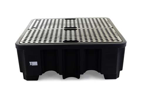 Spillpallet - 4 drums - 485l - with grid - only for DE/AT