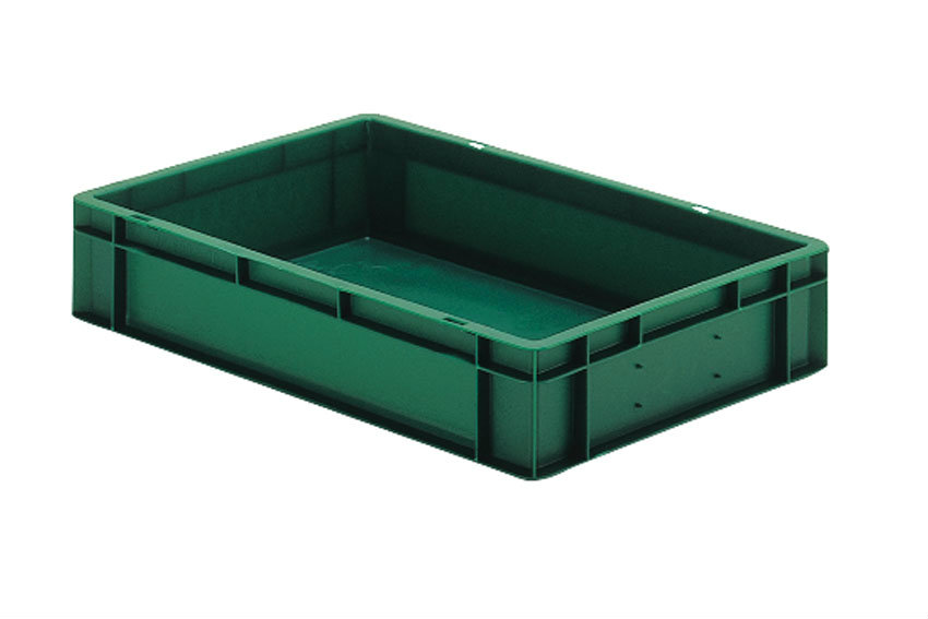 EN Stacking bin Rainbow 22l - 600x400x120mm - closed sides and bottom 