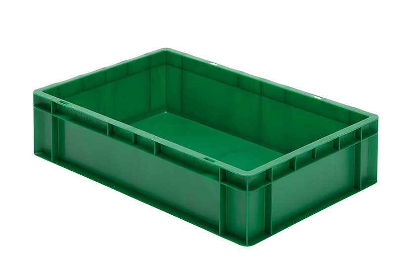 EN Stacking bin Rainbow 26l - 600x400x145mm - closed sides and bottom 