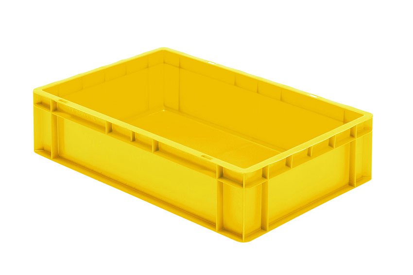 EN Stacking bin Rainbow 26l - 600x400x145mm - closed sides and bottom 