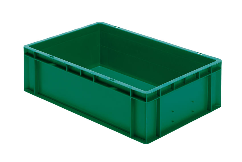 EN Stacking bin Rainbow 33l - 600x400x175mm - closed sides and bottom 