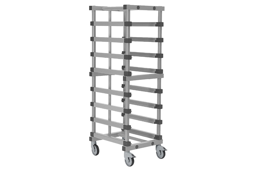 EN chariot  - 540x660x1770mm - 8 niveaux avec un espacement de 120mm 