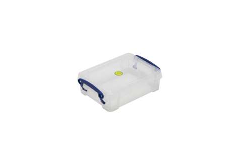 Transparent box 0,75l stackable on included lid - 195x135x55mm