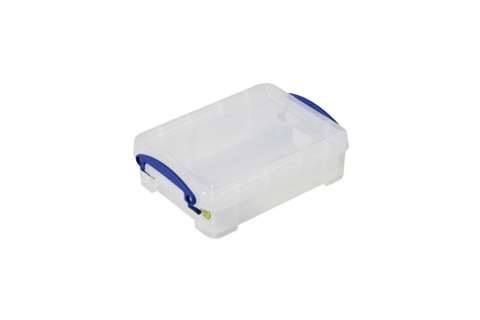 Transparent box 1,75l stackable on included lid - 245x180x78mm