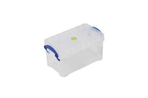 Boîte transparente 2,10l empilable sur le couvercle inclus - 240x130x125mm