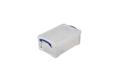 Transparent box 9l (a4) stackable on included lid - 395x255x155mm