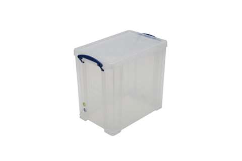 Boîte transparente 25l (a4) empilable sur le couvercle inclus - 395x255x360mm