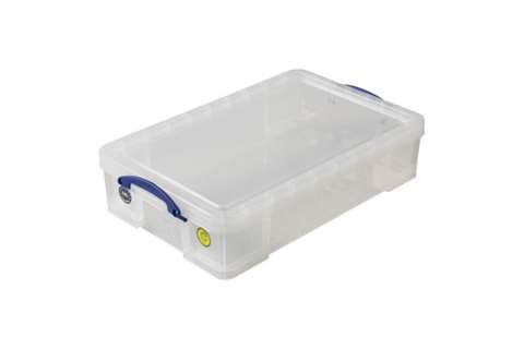 Transparent box 33l stackable on included lid - 710x440x165mm