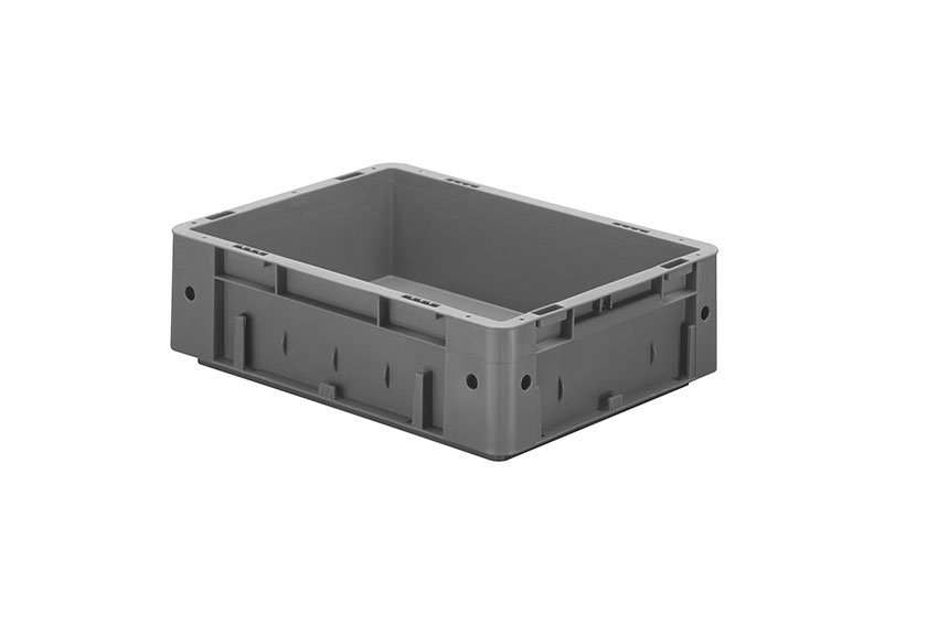 EN Stackable container Rainbow 9,5l - 400x300x120mm - reinforced base and side walls 
