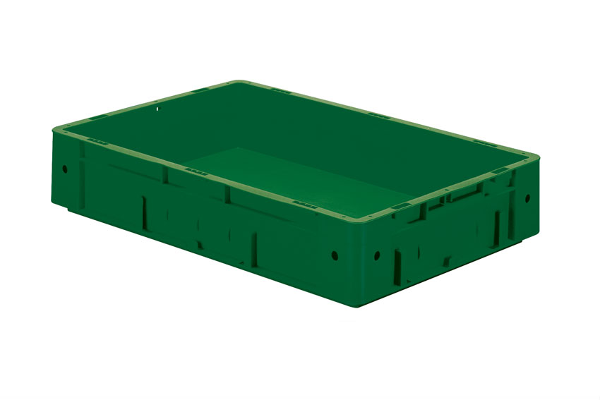 EN Stackable container Rainbow 21l - 600x400x120mm - reinforced base and side walls 