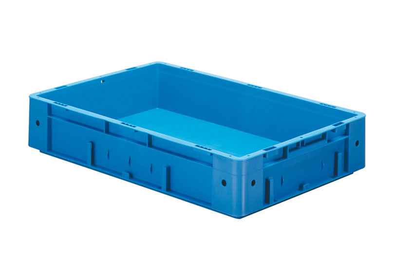 EN Stackable container Rainbow 21l - 600x400x120mm - reinforced base and side walls 