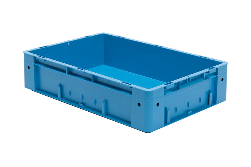 EN Stackable container Rainbow 26l - 600x400x145mm - reinforced base and side walls 