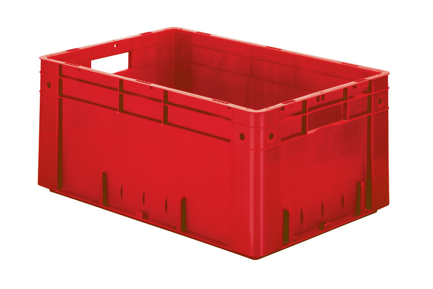 EN Stackable container Rainbow 51l - 600x400x270mm - reinforced base and side walls 