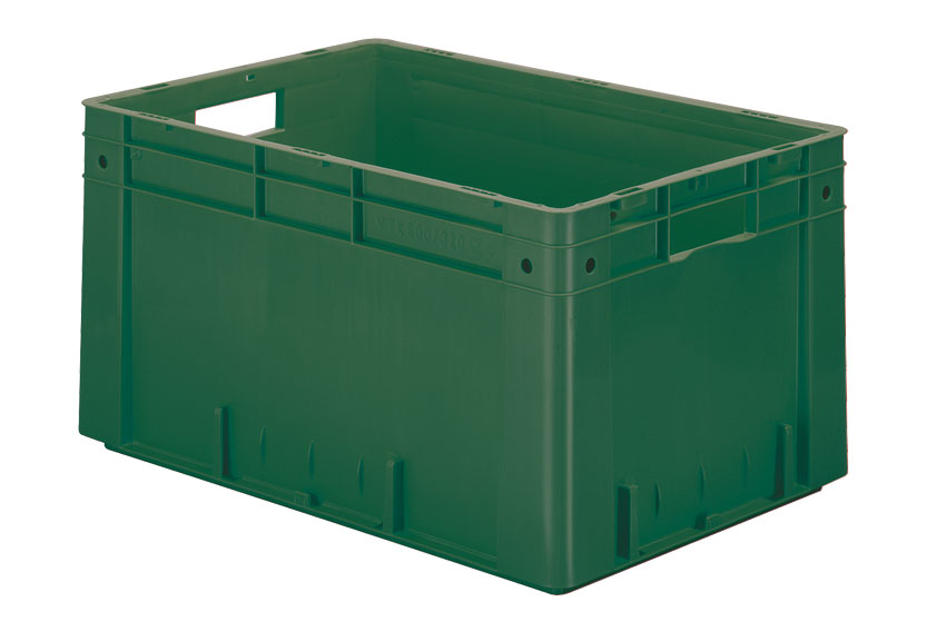 EN Stackable container Rainbow 61l - 600x400x320mm - reinforced base and side walls 