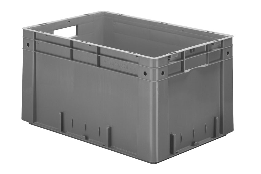 EN Stackable container Rainbow 61l - 600x400x320mm - reinforced base and side walls 