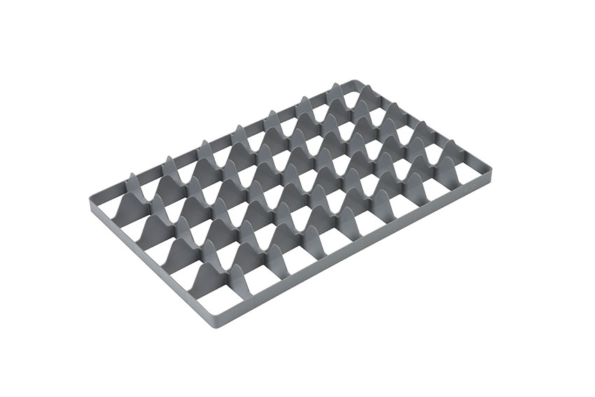 EN Separator Budget - 5x8 compartments (below) - max ø glass: 65mm 