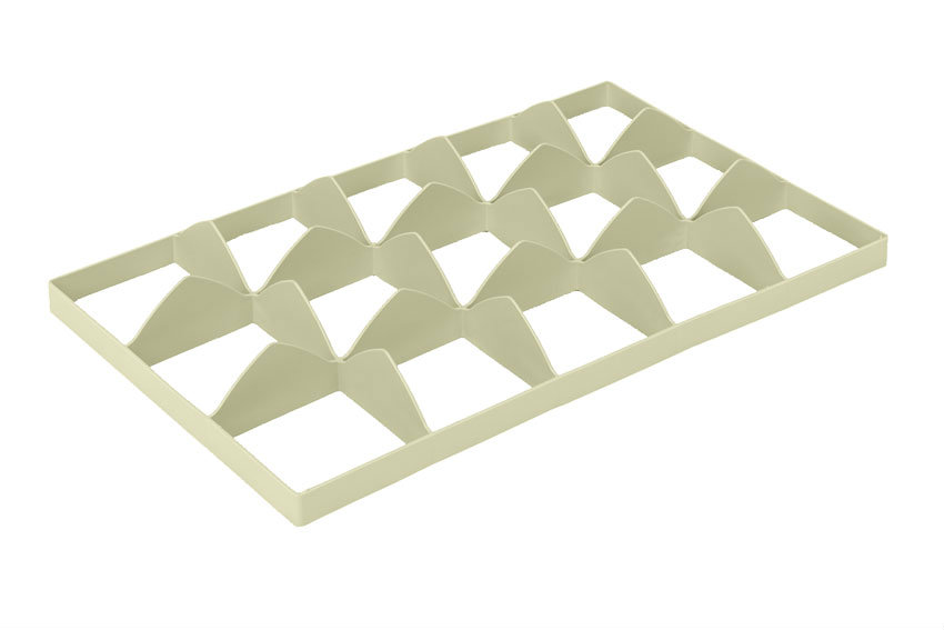 EN Séparateur - 3x5 compartiments (en bas) - max ø du verre: 106mm 
