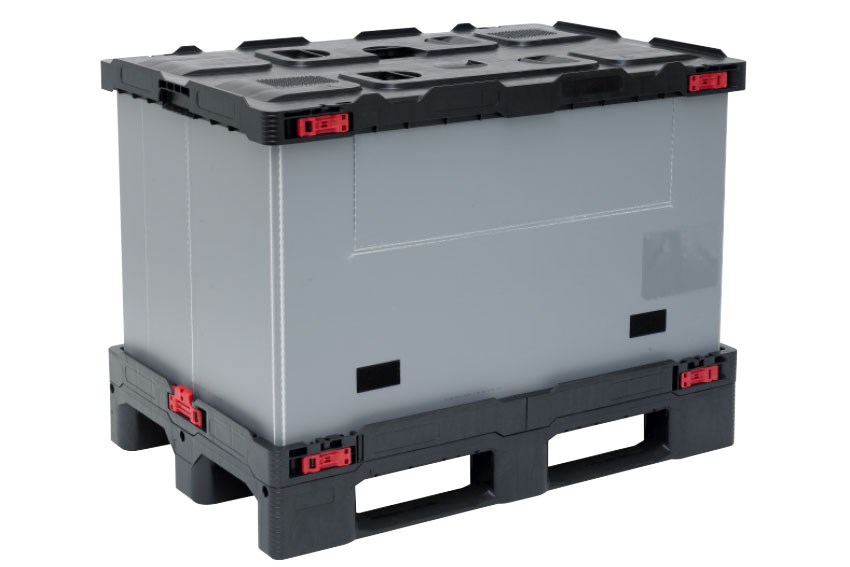 Sleeve pack 1200x800x893 mm - 3 skids - with flap door 