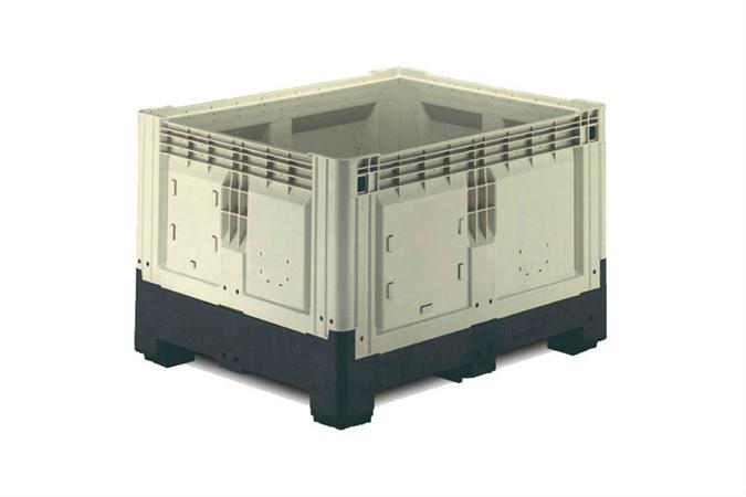 Smartbox 1200x1000x805 mm - closed - with 2 skids - 720 l 