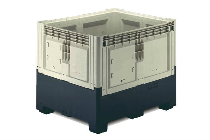 Smartbox 1200x1000x978 mm - closed - with 2 skids - 905 l 