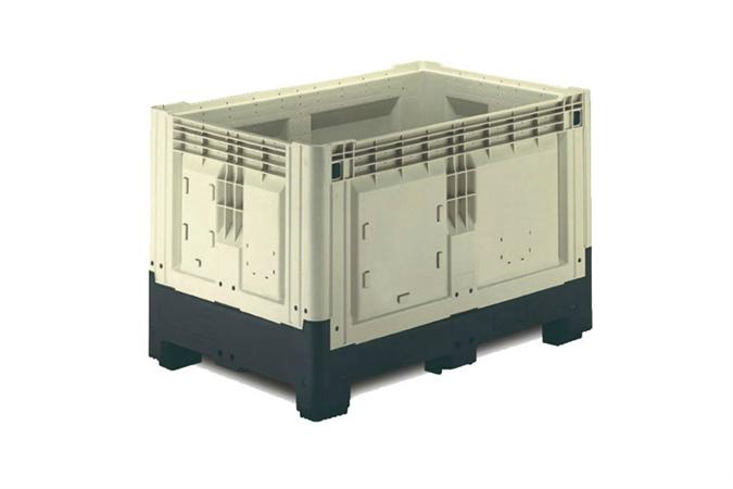 Smartbox 1200x800x805 mm - closed - with 2 skids - 565 l 