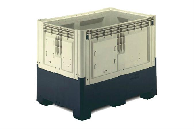 Smartbox 1200x800x978mm - closed - with 2 skids - 695 l 