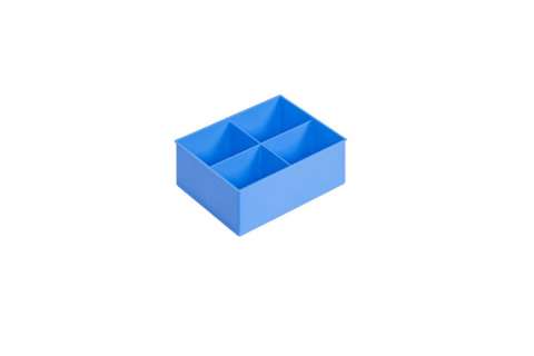 Godet modulaire arrondi à 4 compartiments - 170x137x65mm