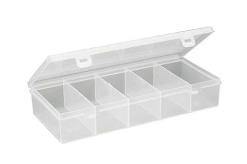 Organiser Storage 5000 with 5 fixed compartments - 270x125x50mm