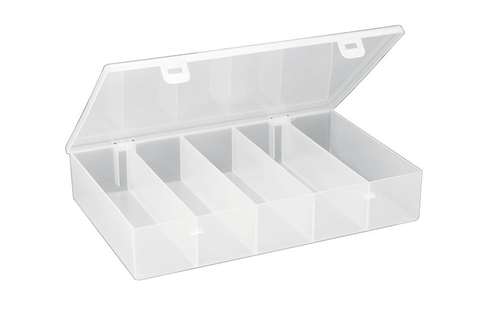 Organiser Storage 5000 with 5 fixed compartments - 268x188x50mm