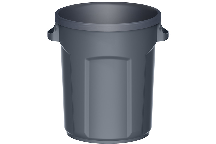 Round waste bin 80l - Ø490x580mm - excl. lid 