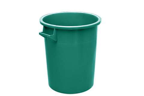 Conteneur à déchets cylindrique - 75l - ø390mm - excl. couverture