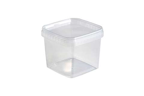 Pot 195x195mm - 1500ml - excl. couvercle - serie Unipak carre