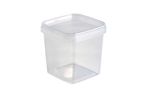 Pot 195x195mm - 2000ml - excl. couvercle - serie Unipak carre