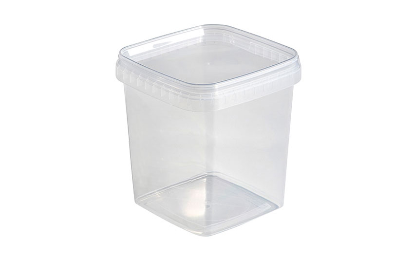 Pot 195x195mm - 3100ml - excl. lid - serie Unipak square 