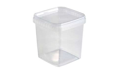 Pot 195x195mm - 3100ml - excl. couvercle - serie Unipak carre