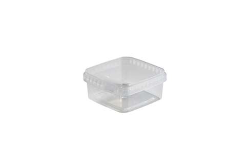 Pot 129x129mm - 600ml - excl. couvercle - serie Unipak carre