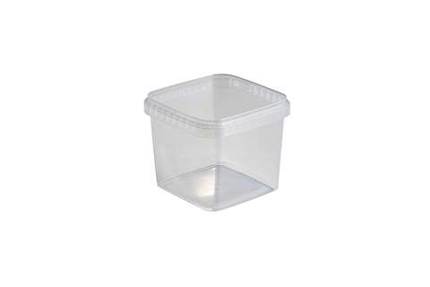Pot 129x129mm - 1150ml - excl. couvercle - serie Unipak carre
