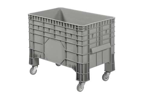 Universal lightweight volume box - 1040x640x800mm - on casters - 285l