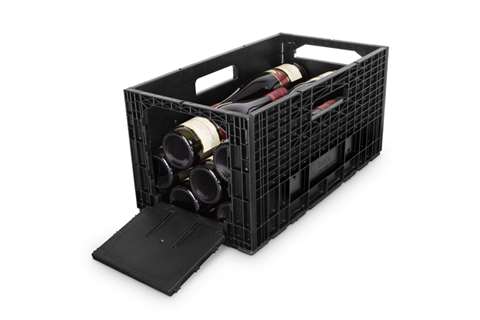 Winebox - caisse à vin pliable - pour 12 bouteilles 0.75l