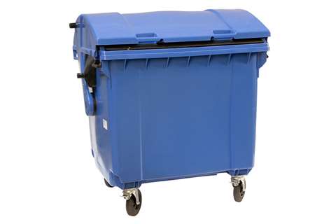 Maxi-container on 4 casters - 1100 l - coloured