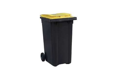 Container on wheels - 240l - with colored lid
