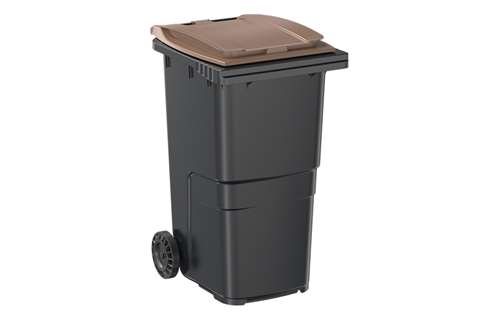 Container on wheels - 240l - with colored lid