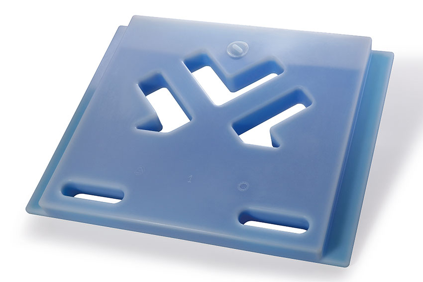 Eutectic cooling plate Cargo 900/1000 - 600x487x50mm - -21°C 