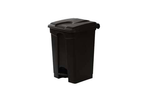 Rectangular step-on waste bin 45 l - 410x398x600mm