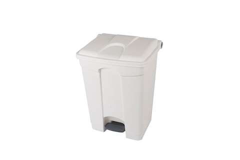Rectangular step-on waste bin 70 l - 495x412x673mm